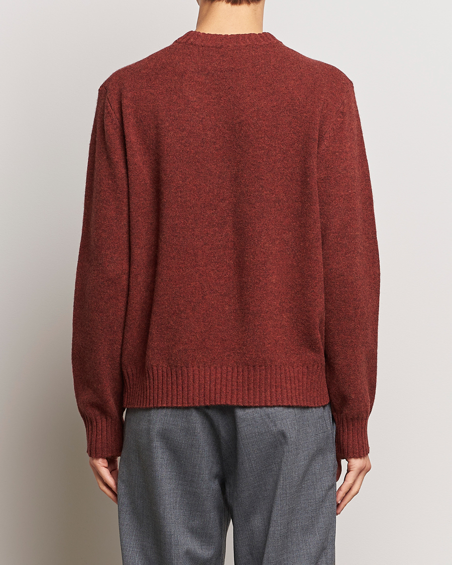 Herren | Pullover | A Day's March | Marlow Lambswool Crew Zinfandel