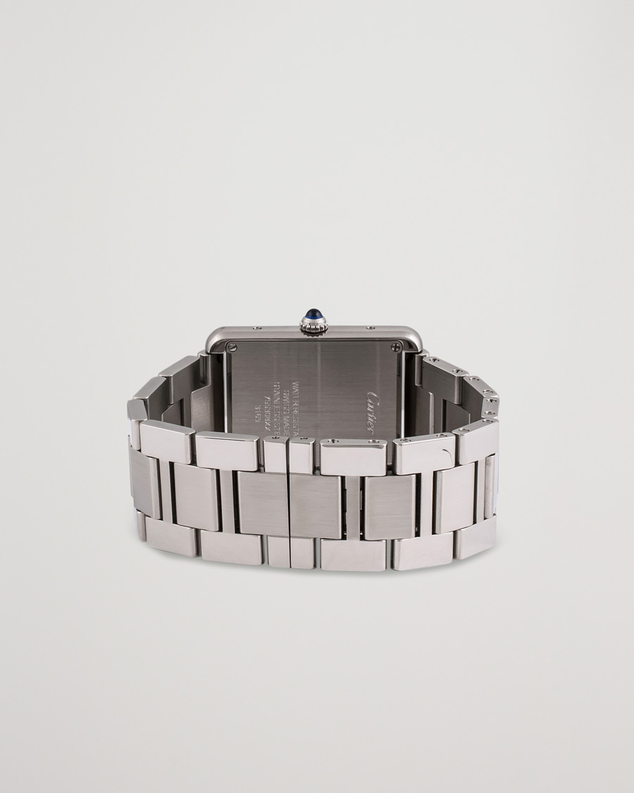 Herren | Cartier Pre-Owned Tank Solo Large W5200014 Steel White | Cartier Pre-Owned | Tank Solo Large W5200014 Steel White