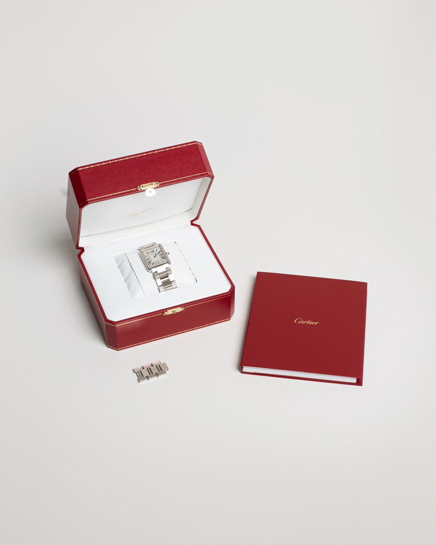 Herren | Cartier Pre-Owned Tank Solo Large W5200014 Steel White | Cartier Pre-Owned | Tank Solo Large W5200014 Steel White