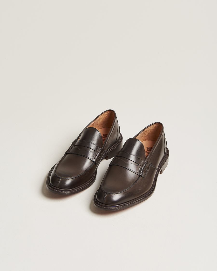 Herren | Tricker's James Penny Loafers Espresso Calf | Tricker's | James Penny Loafers Espresso Calf