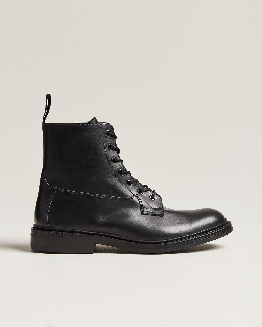 Herren | Boots | Tricker's | Burford Dainite Country Boots Black Calf