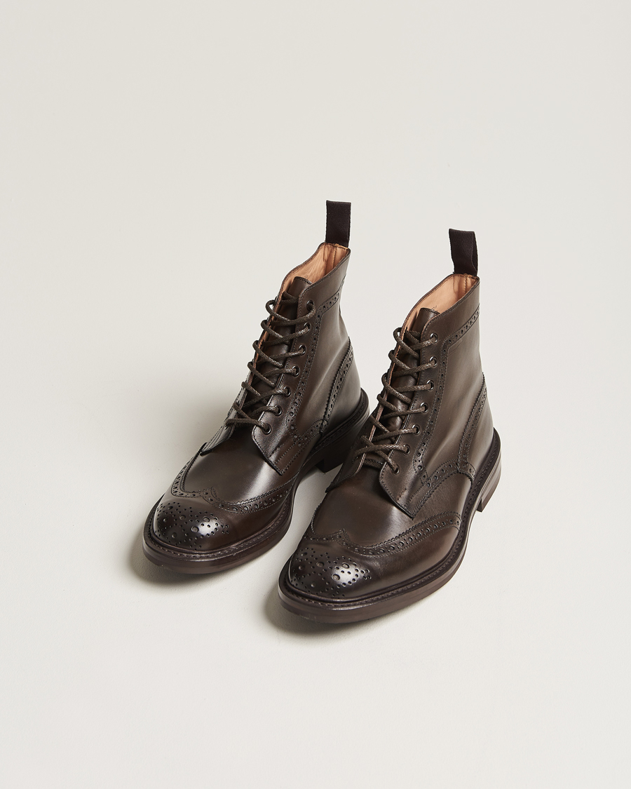 Herren |  | Tricker's | Stow Dainite Country Boots Espresso Calf