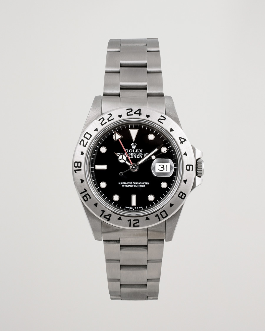 Herren | Rolex Pre-Owned Explorer II 16570 Steel Black | Rolex Pre-Owned | Explorer II 16570 Steel Black