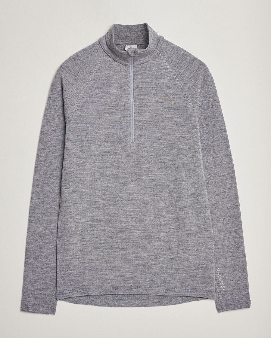 Herren | Pullover | Houdini | Desoli Merino Thermal Half-Zip College Grey