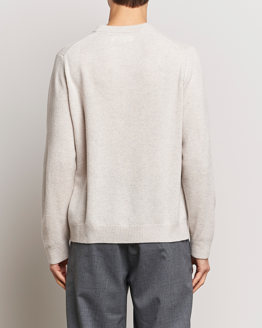 Herren | Pullover | Samsøe Samsøe | Isak Merino Knitted Sweater Silver Lining