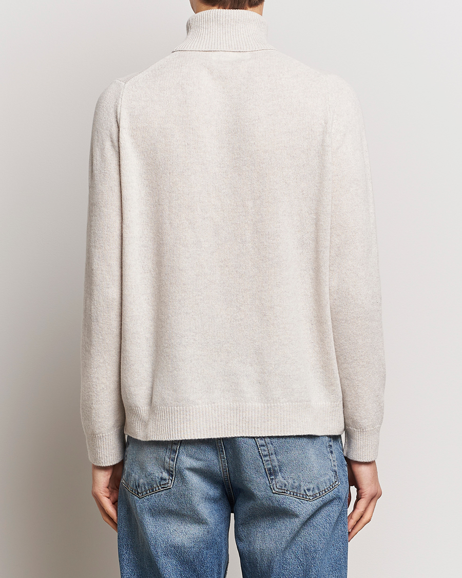 Herren | Pullover | Samsøe Samsøe | Isak Merino Knitted Turtleneck Silver Lining