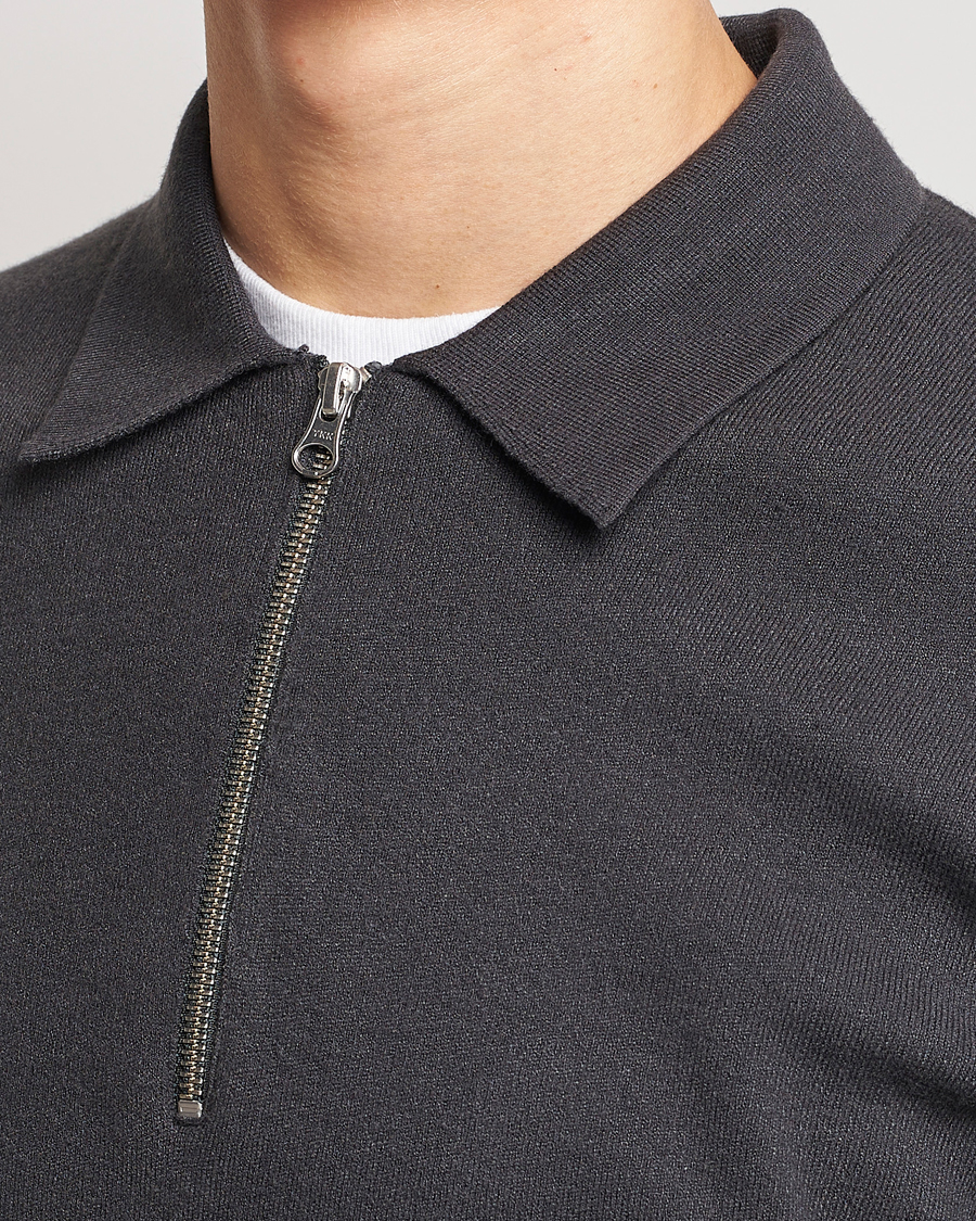 Herren | Pullover | Samsøe Samsøe | Guna Half Zip Volcanic Ash