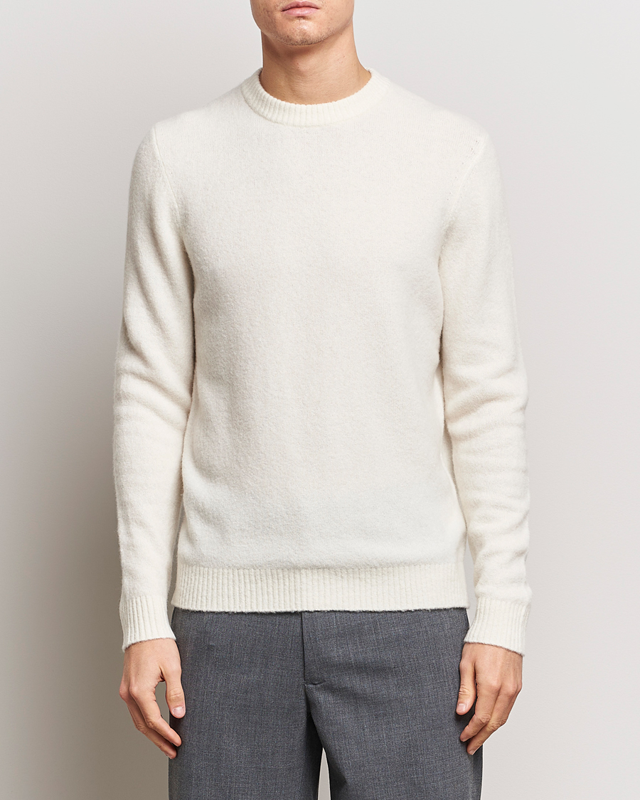 Herren | Pullover | Samsøe Samsøe | Butler Yak Crew Neck Clear Cream