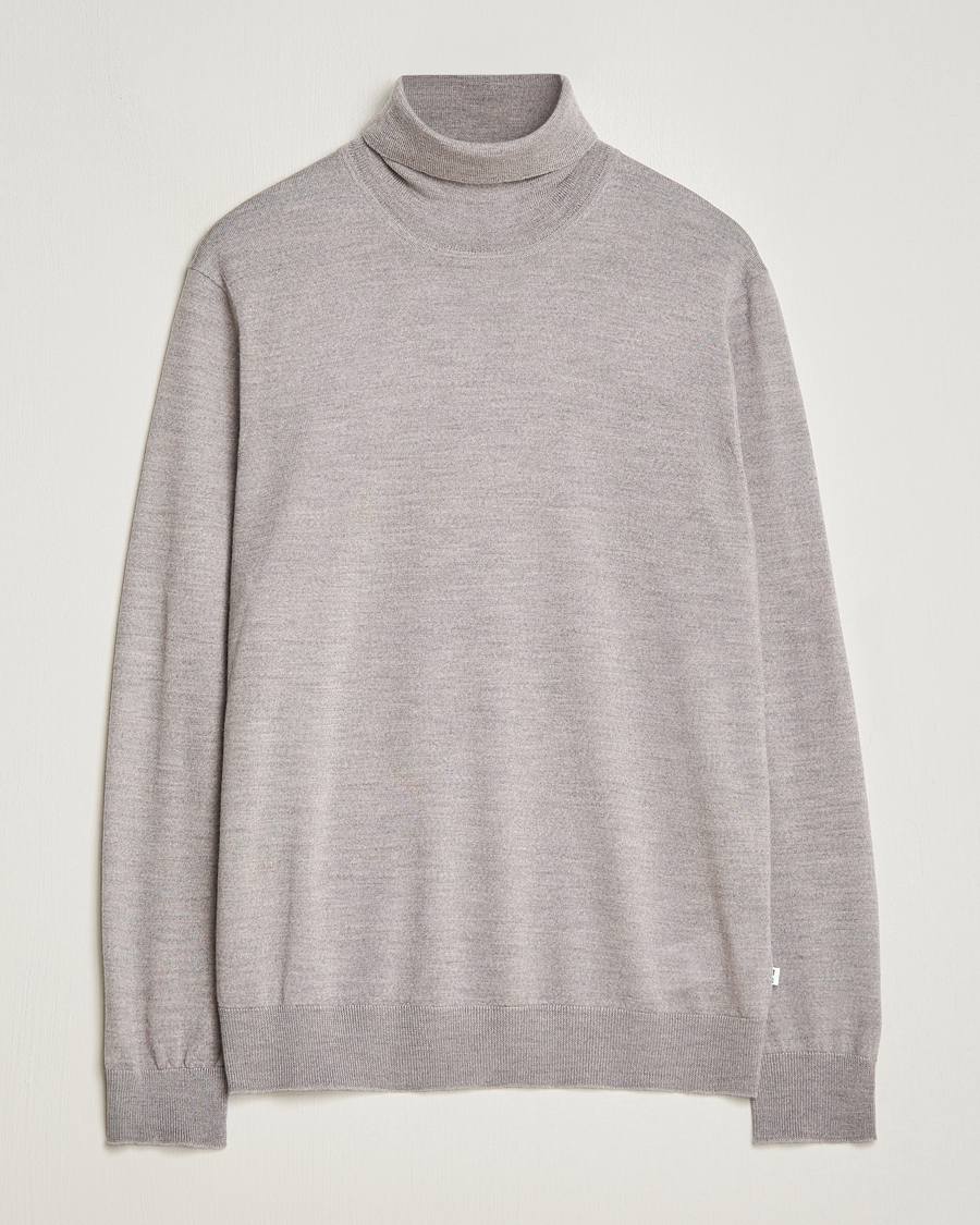 Herren | Pullover | NN07 | Richard Wool Rollneck Stone