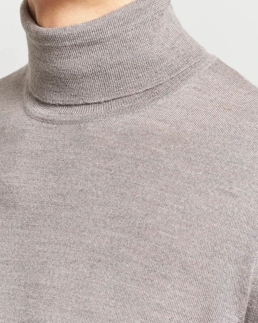 Herren | Pullover | NN07 | Richard Wool Rollneck Stone
