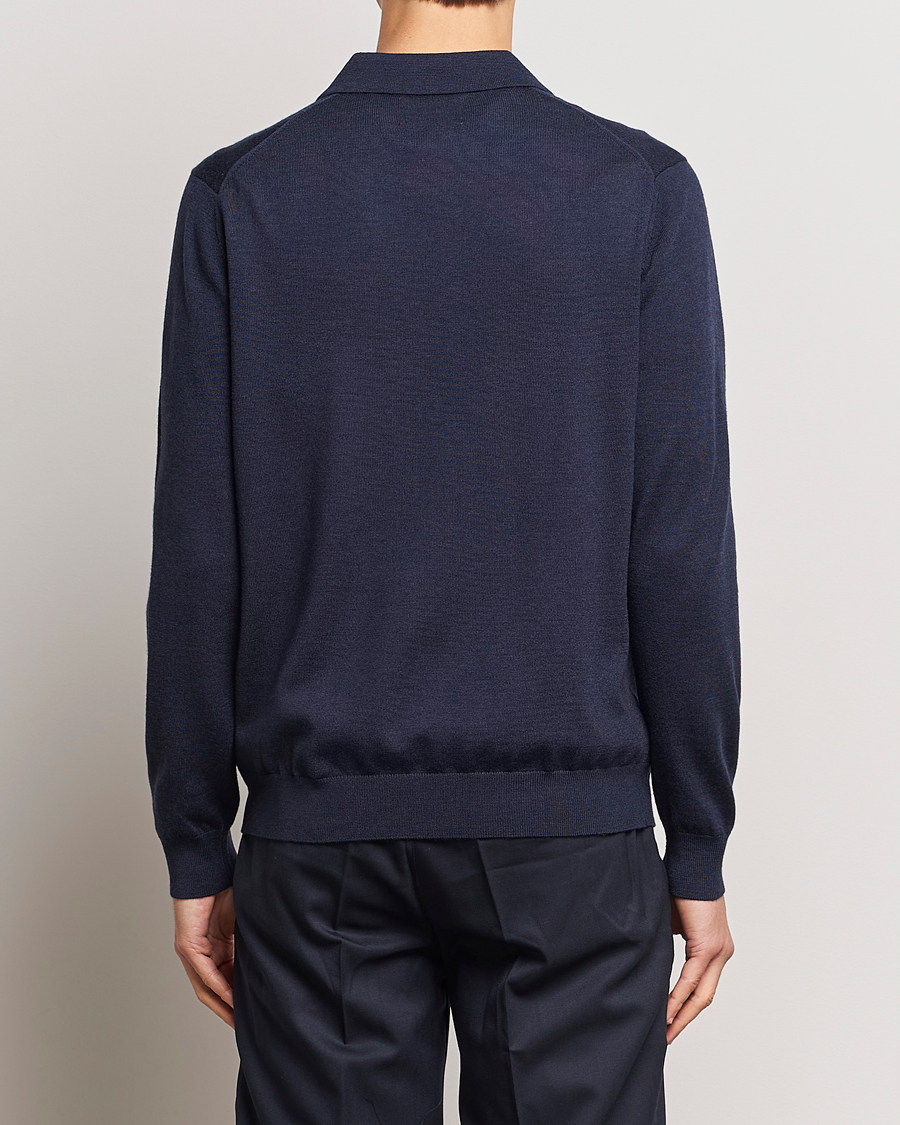 Herren | Pullover | NN07 | Sergio Half Zip Navy Melange