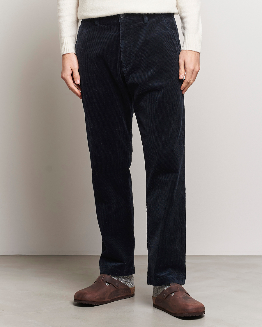 Herren | Personal Classics | NN07 | Alex Regular Fit Corduroy Pants Navy Blue