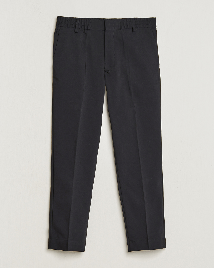 Herren | Hosen | NN07 | Billie Cotton Drawstring Trousers Black