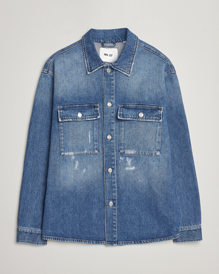 Herren | Jacken | NN07 | Roger Denim Jacket Mid Blue