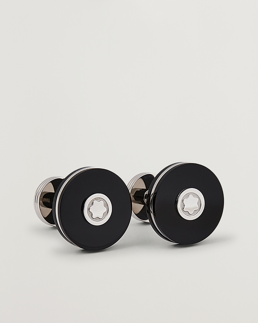 Herren | Montblanc Cufflinks Steel Black | Montblanc | Cufflinks Steel Black