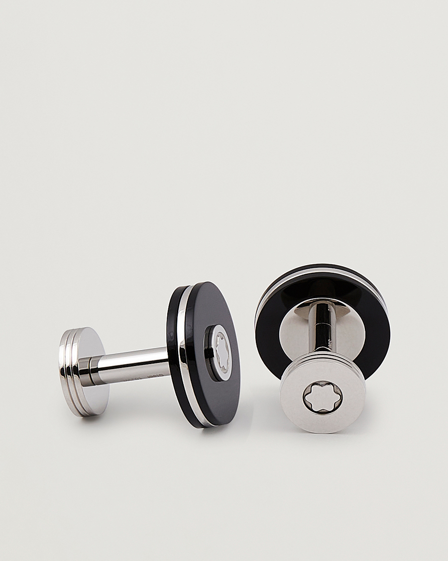 Herren | Montblanc Cufflinks Steel Black | Montblanc | Cufflinks Steel Black