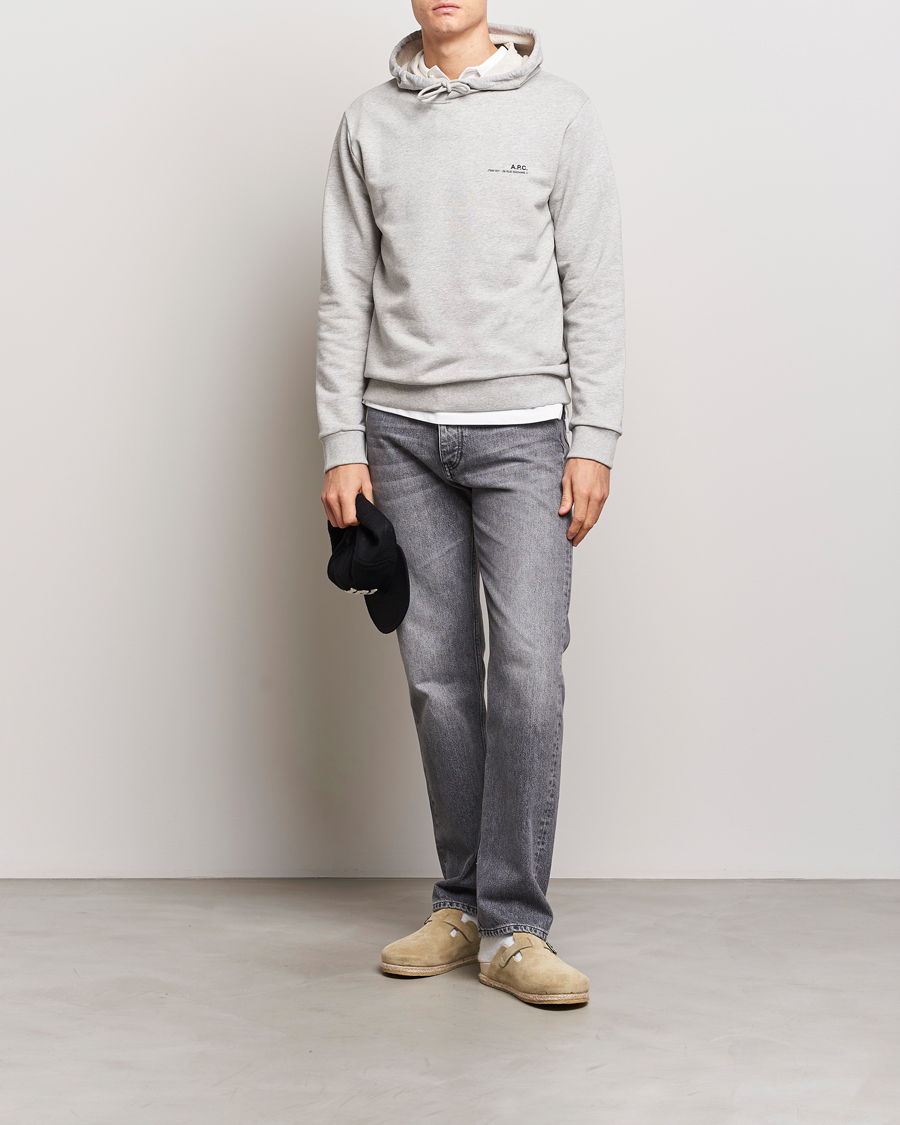 Herren | Pullover | A.P.C. | Item Hoodie Heather Grey