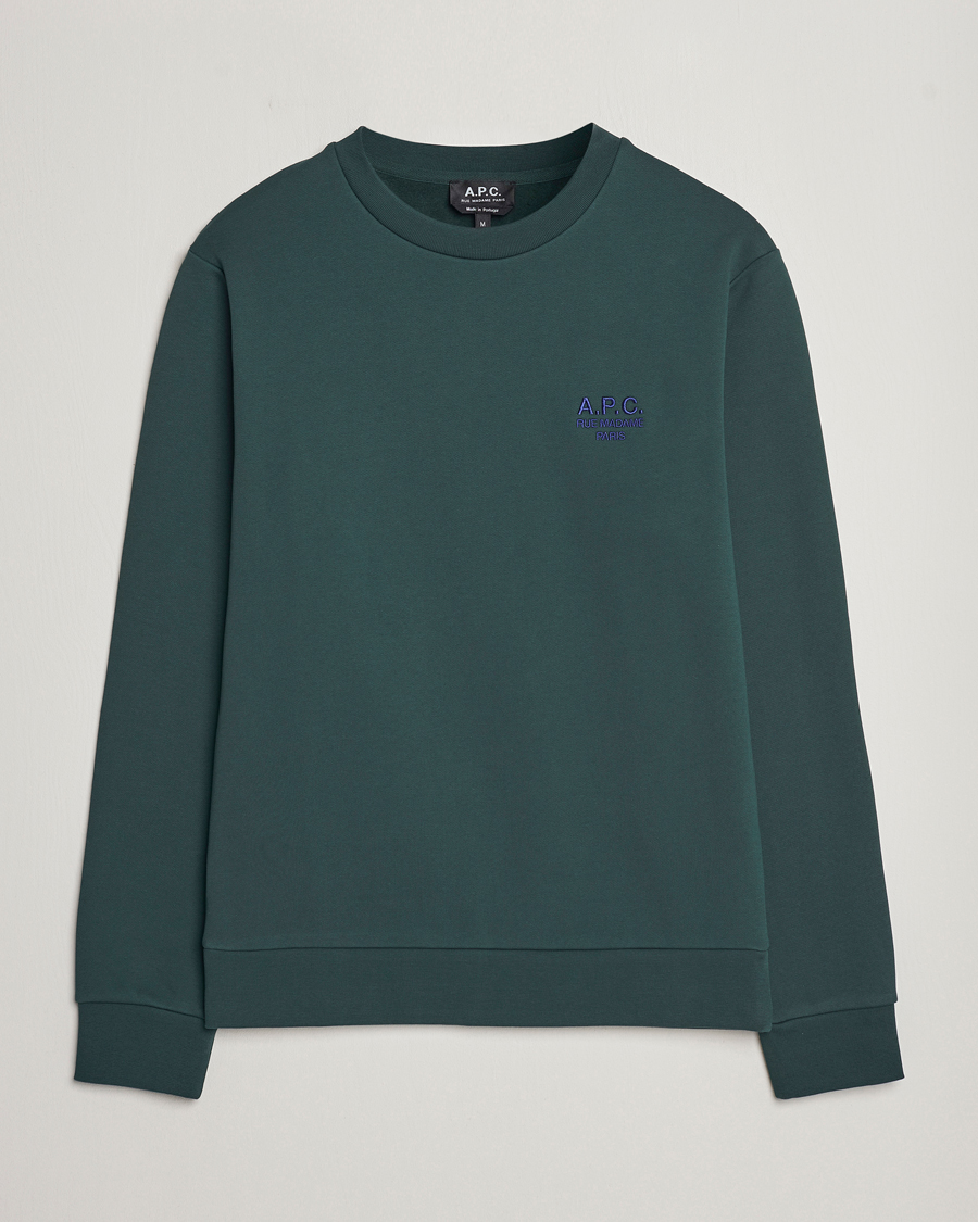 Herren | Pullover | A.P.C. | Rider Sweatshirt Pine Green