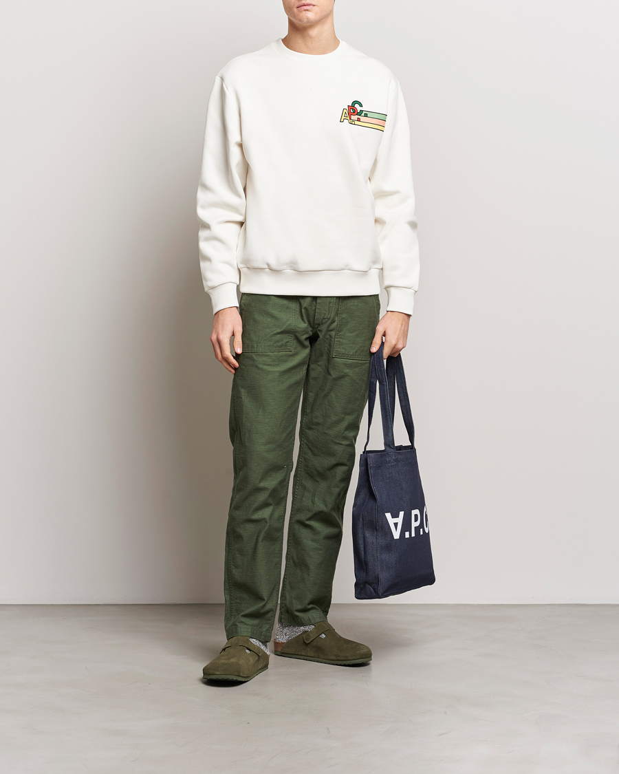 Herren | Pullover | A.P.C. | Spring Sweatshirt Chalk