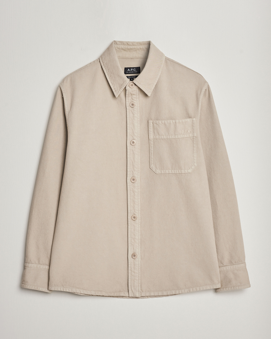 Herren | Hemden | A.P.C. | Basile Denim Overshirt Taupe