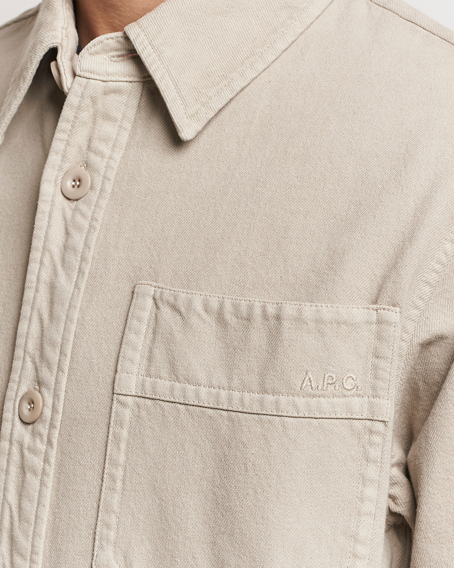 Herren | Hemden | A.P.C. | Basile Denim Overshirt Taupe