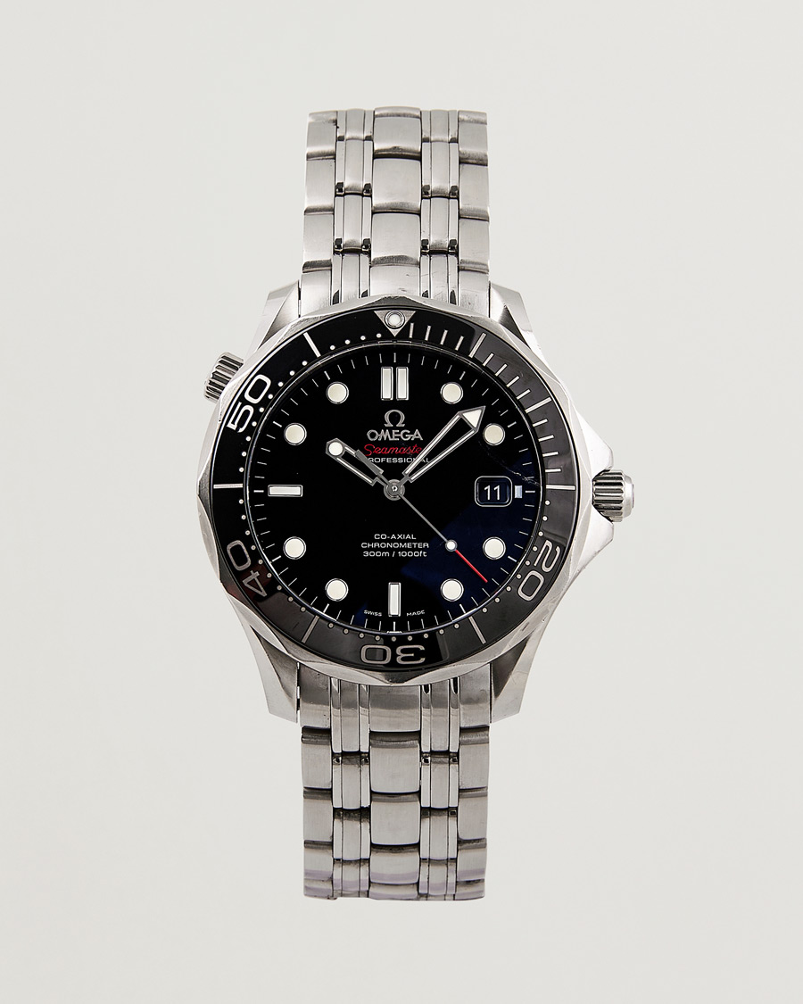 Herren | Omega Pre-Owned Seamaster Diver 300M 212.30.41.20.01.002 Steel Black | Omega Pre-Owned | Seamaster Diver 300M 212.30.41.20.01.002 Steel Black