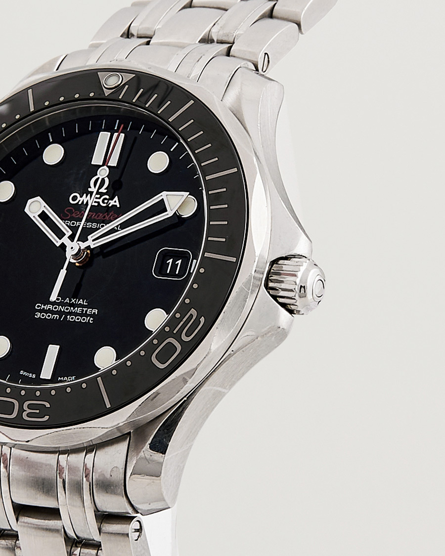 Herren | Omega Pre-Owned Seamaster Diver 300M 212.30.41.20.01.002 Steel Black | Omega Pre-Owned | Seamaster Diver 300M 212.30.41.20.01.002 Steel Black