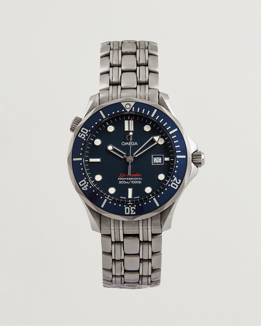 Herren | Omega Pre-Owned Seamaster Diver 300M 2221.80.00 Steel Blue | Omega Pre-Owned | Seamaster Diver 300M 2221.80.00 Steel Blue