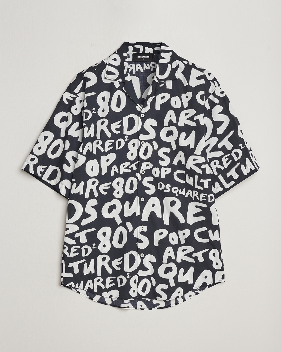 Herren | Hemden | Dsquared2 | Pop 80's Bowling Shirt Black