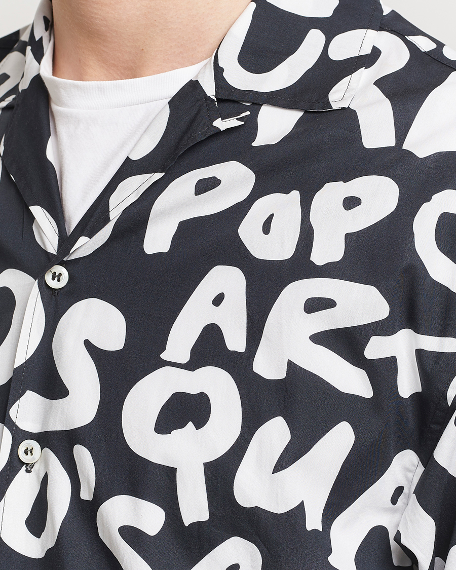 Herren | Hemden | Dsquared2 | Pop 80's Bowling Shirt Black