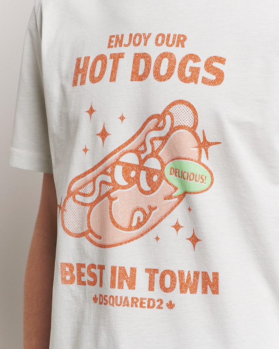 Herren | T-Shirts | Dsquared2 | Regular Fit Logo Crew Neck T-Shirt Mint