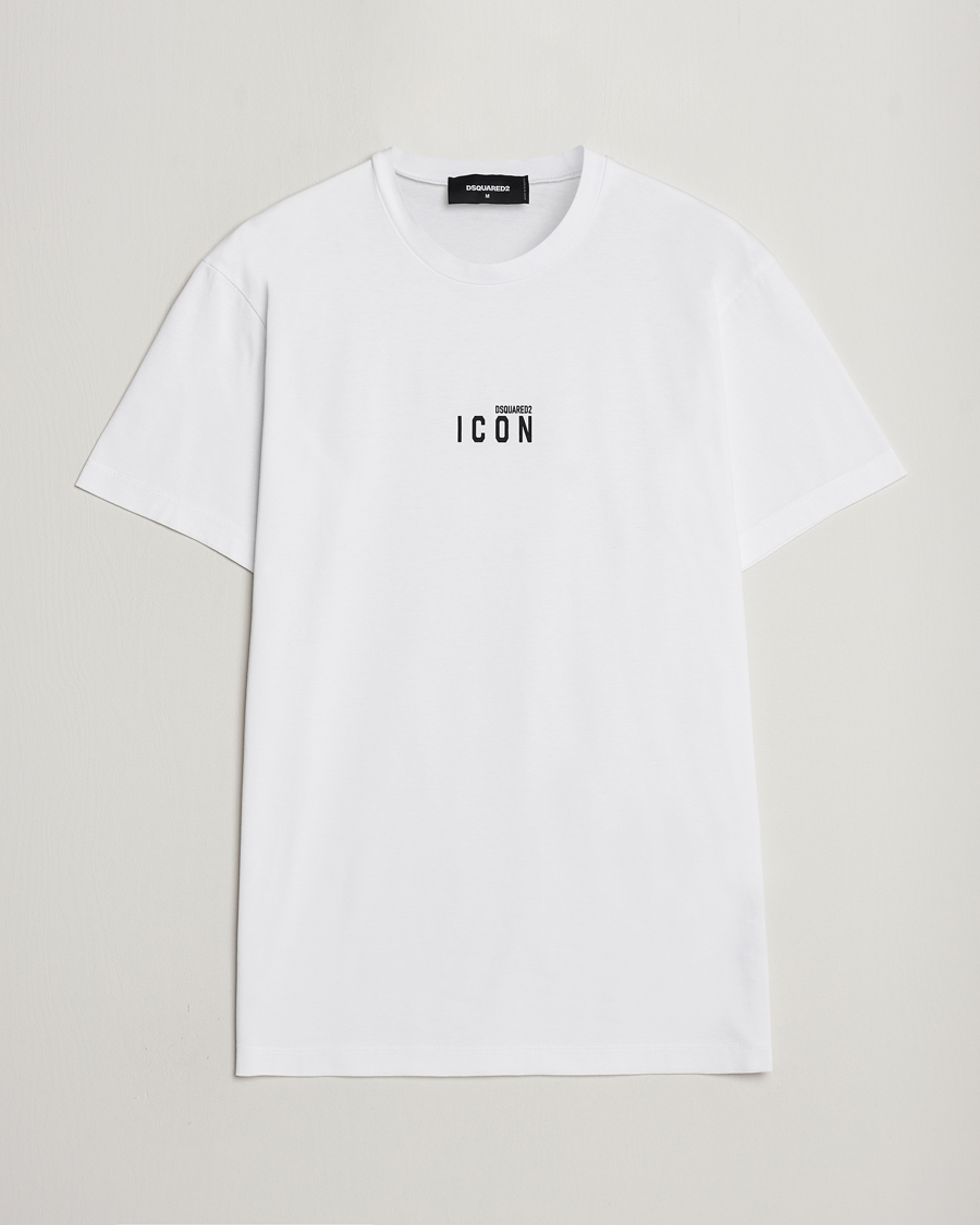 Herren | T-Shirts | Dsquared2 | Icon Small Logo Crew Neck T-Shirt White
