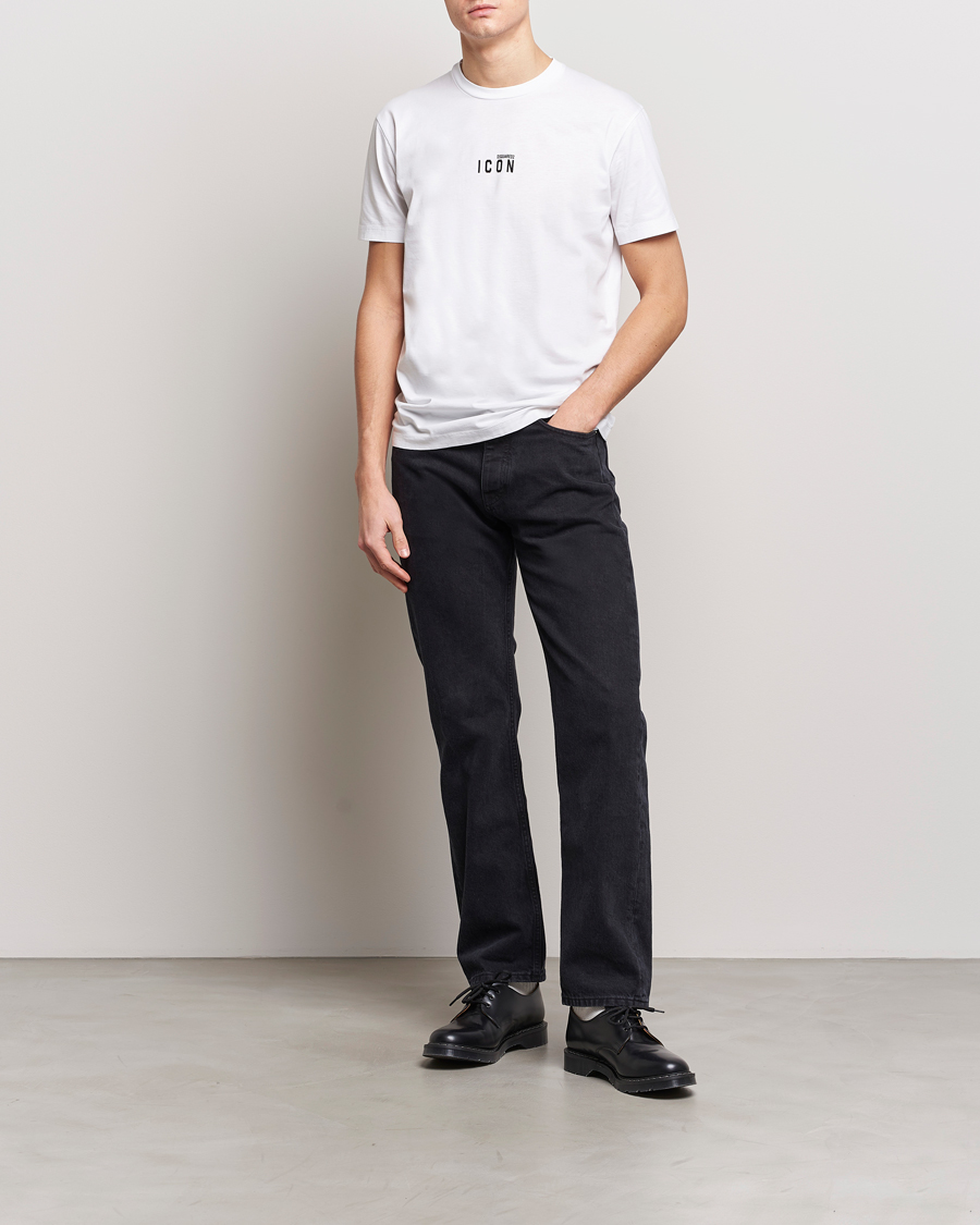 Herren | T-Shirts | Dsquared2 | Icon Small Logo Crew Neck T-Shirt White