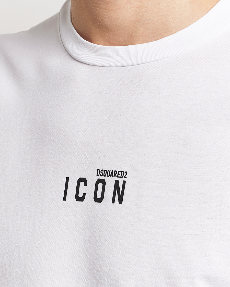 Herren | T-Shirts | Dsquared2 | Icon Small Logo Crew Neck T-Shirt White