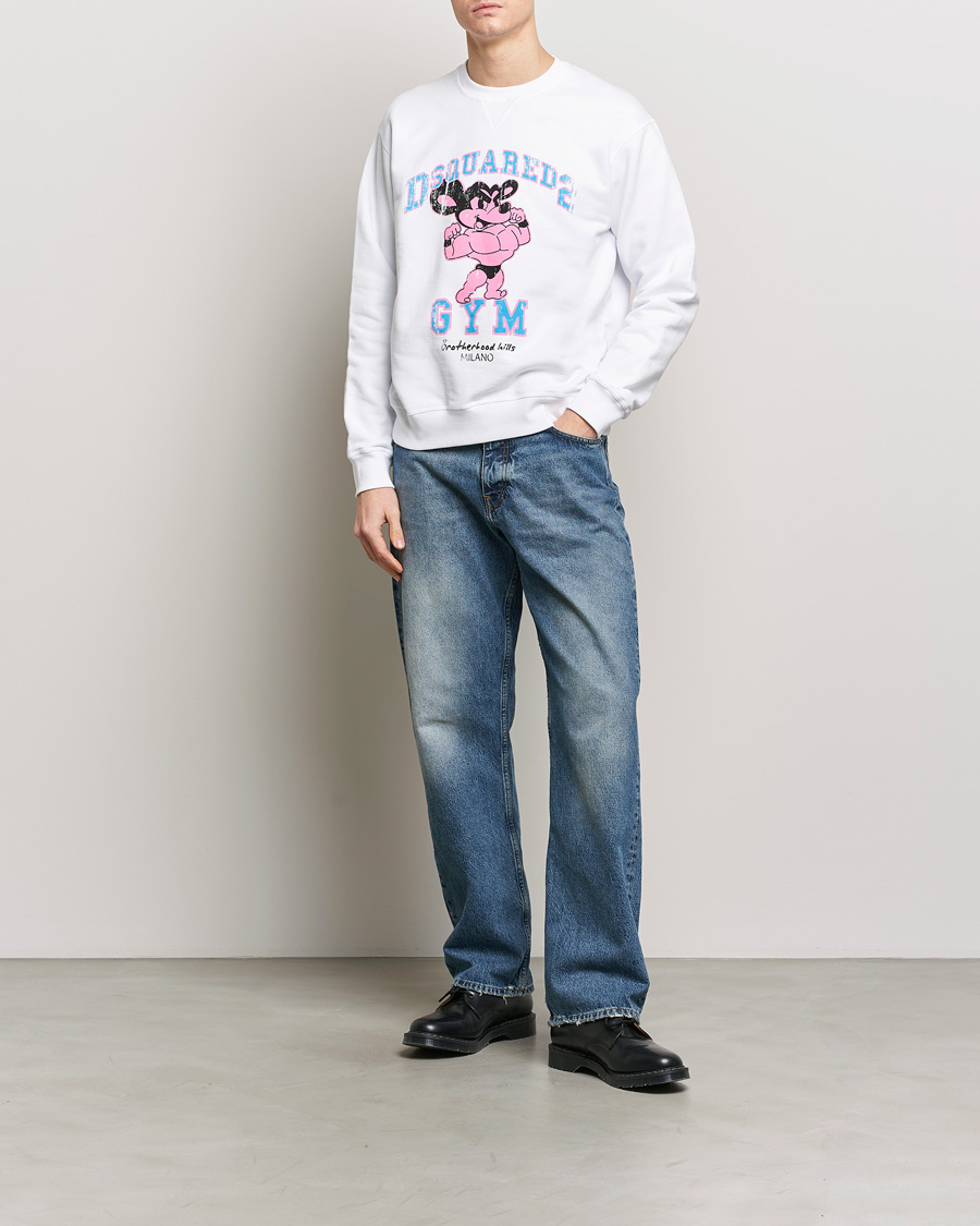 Herren | Pullover | Dsquared2 | Cool Fit Crew Neck Sweatshirt White