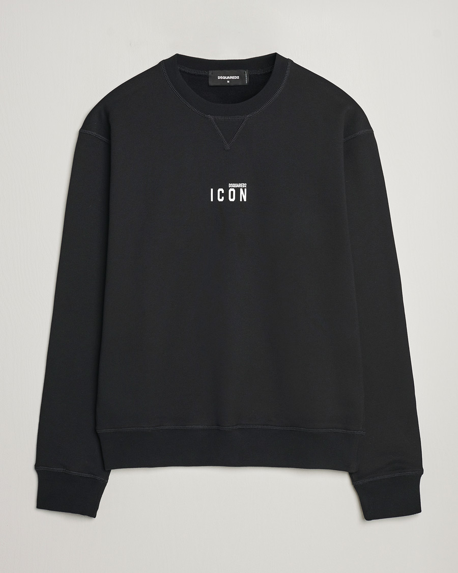 Herren | Pullover | Dsquared2 | Icon Small Logo Crew Neck Sweatshirt Black