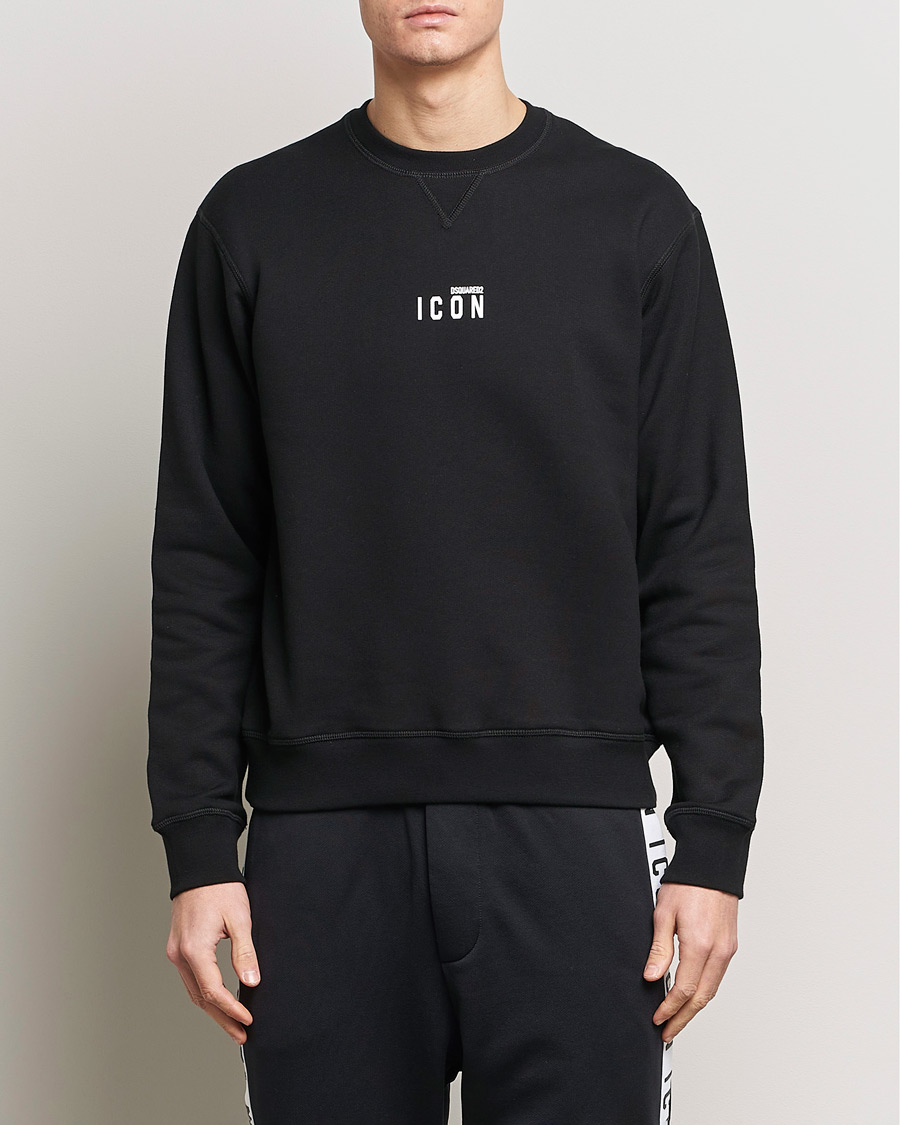Herren | Pullover | Dsquared2 | Icon Small Logo Crew Neck Sweatshirt Black
