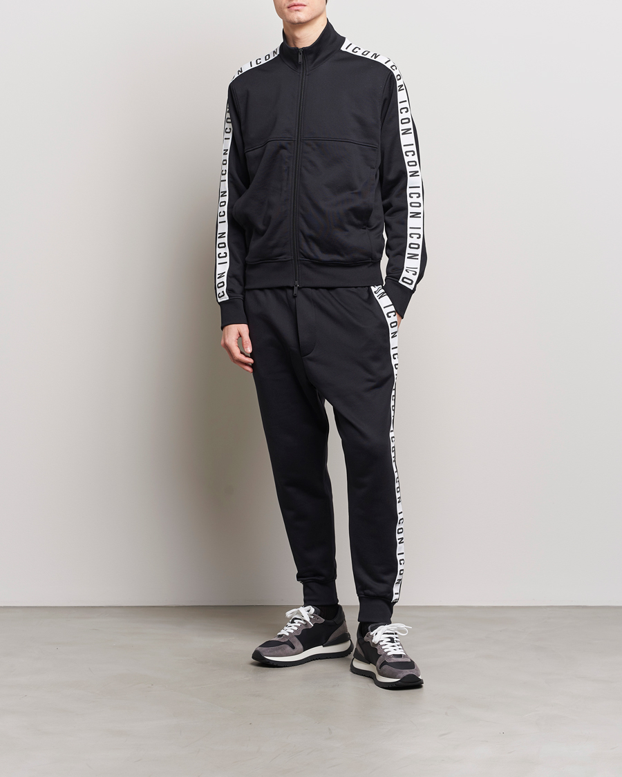 Herren | Pullover | Dsquared2 | Dean Sport Full Zip Track Jacket Black