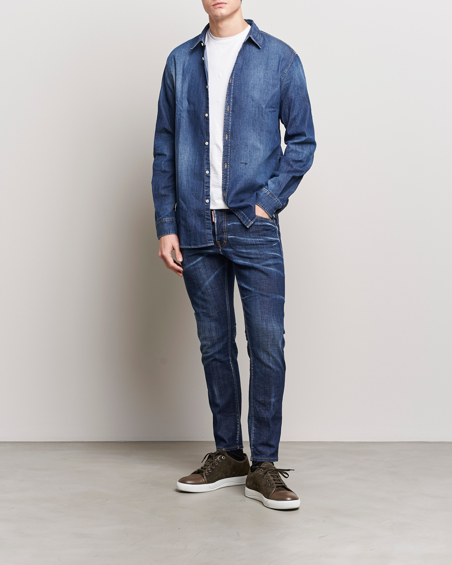 Herren | Jeans | Dsquared2 | Skater Jeans Navy Blue