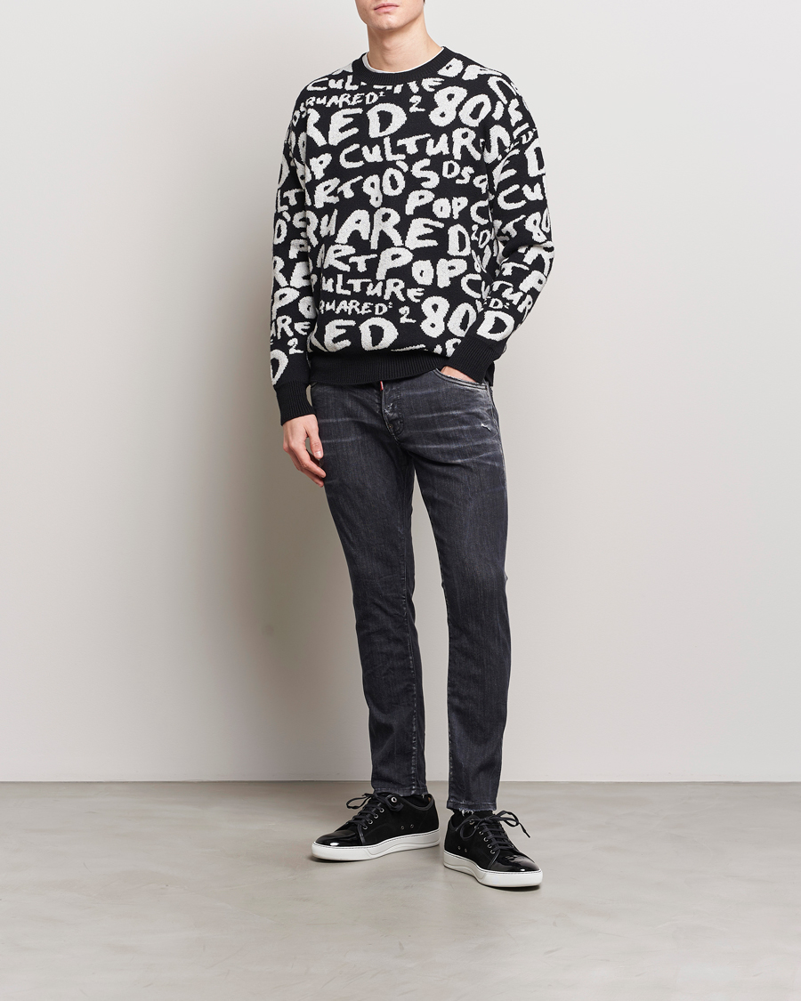 Herren | Jeans | Dsquared2 | Skater Jeans Washed Black