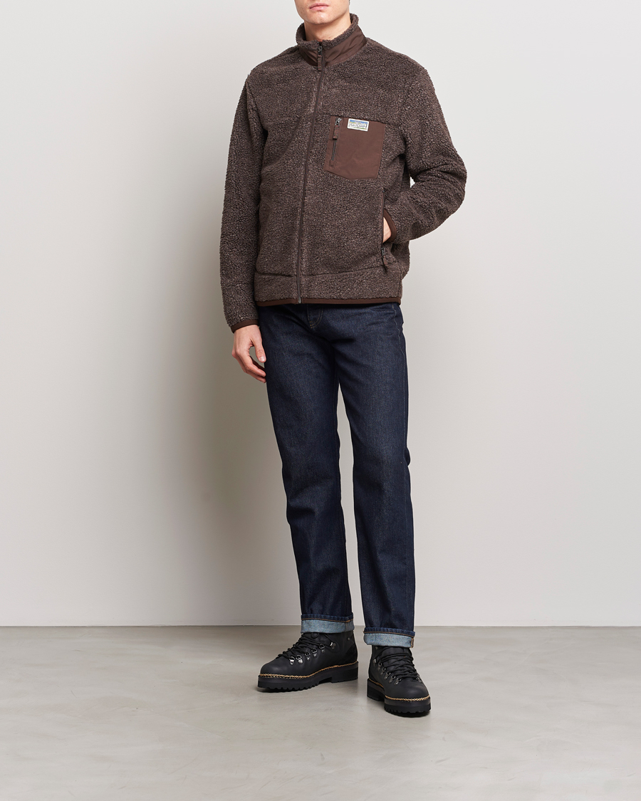 Herren | Jacken | Polo Ralph Lauren | Hi-Pile Fleece Full-Zip Jacket Dark Beech