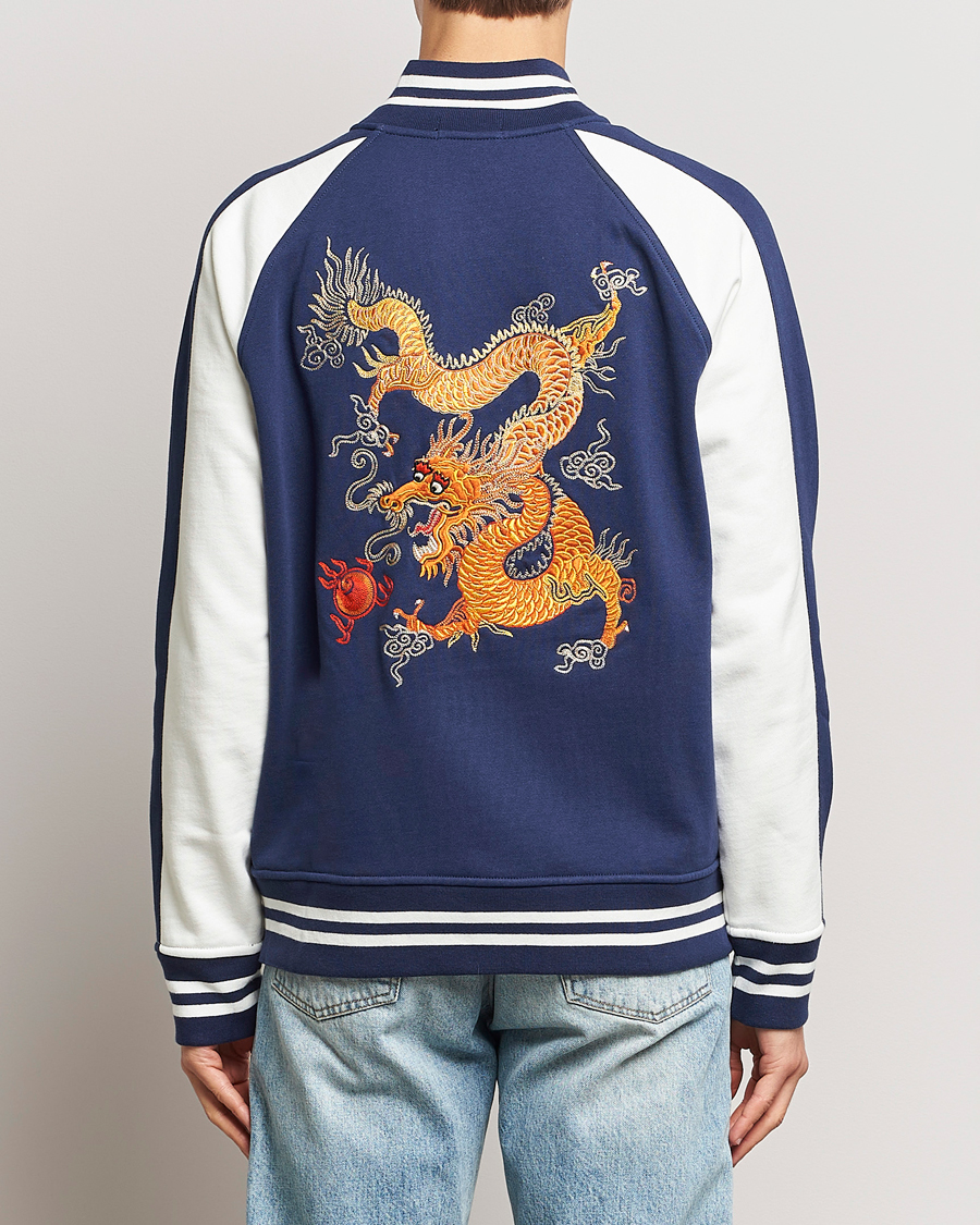 Herren | Jacken | Polo Ralph Lauren | Lunar New Year Fleece Bomber Jacket Dark Cobalt/Nevis