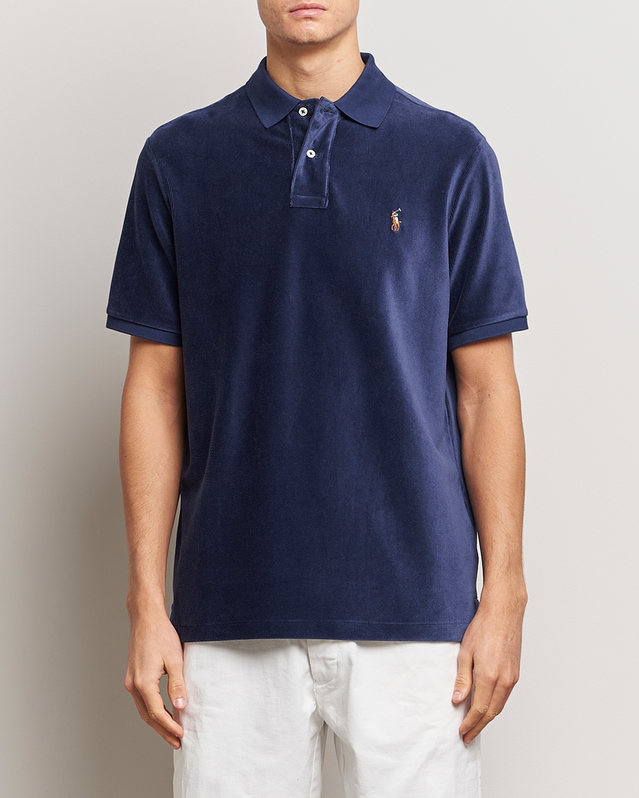 Herren | Poloshirts | Polo Ralph Lauren | Corduroy Polo Newport Navy