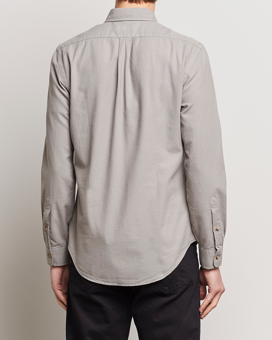 Herren | Hemden | Polo Ralph Lauren | Slim Fit Cotton Textured Shirt Grey Fog