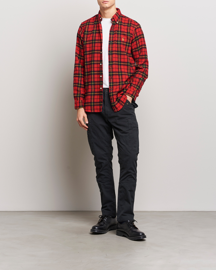 Herren | Hemden | Polo Ralph Lauren | Lunar New Year Flannel Checked Shirt Red/Black