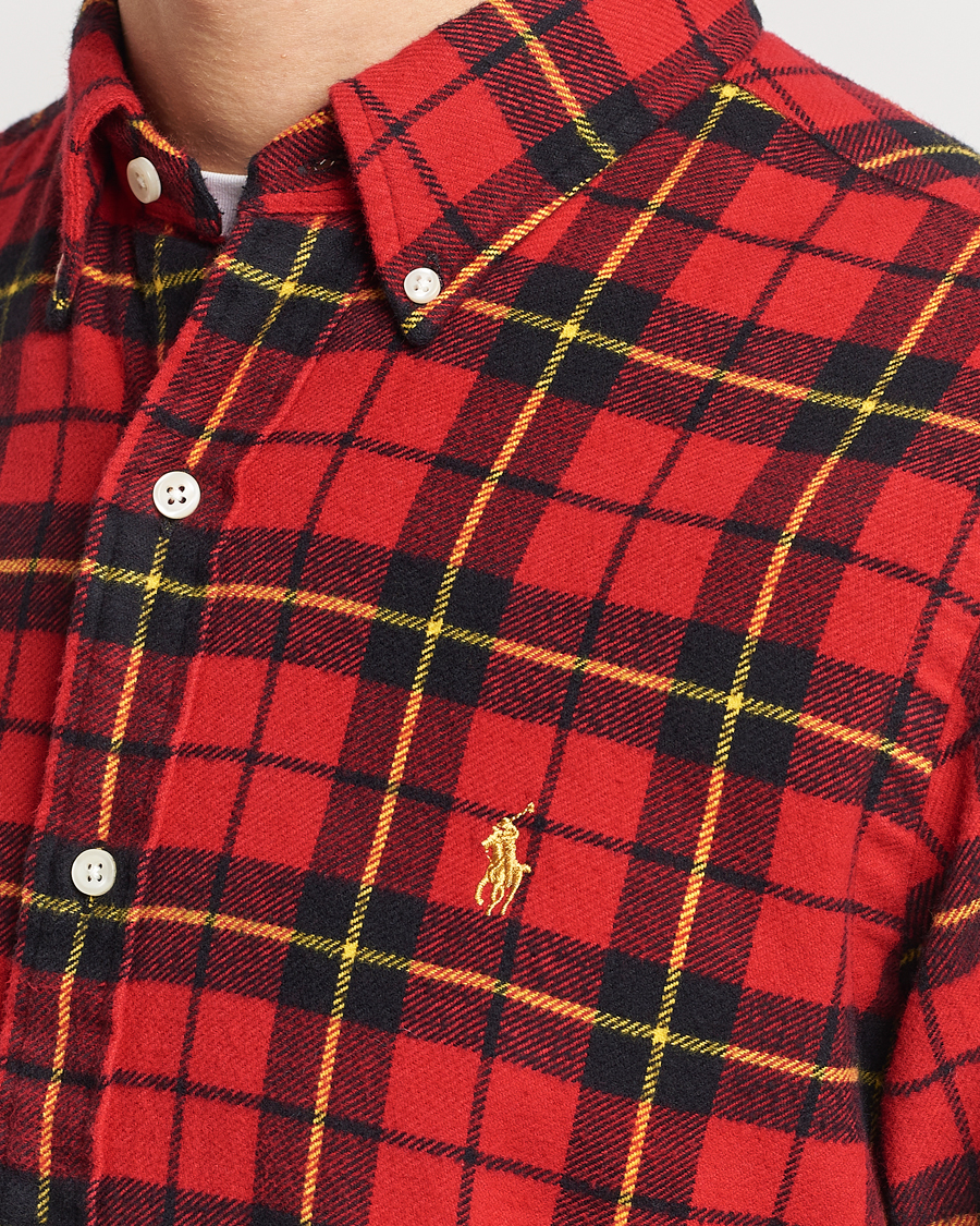 Herren | Hemden | Polo Ralph Lauren | Lunar New Year Flannel Checked Shirt Red/Black