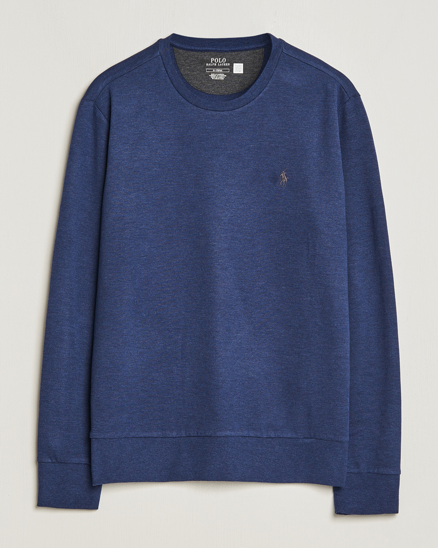Herren | Pullover | Polo Ralph Lauren | Double Knitted Jersey Sweatshirt Navy Heather