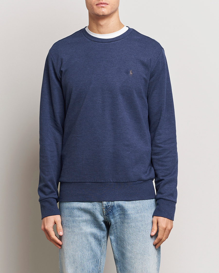 Herren | Pullover | Polo Ralph Lauren | Double Knitted Jersey Sweatshirt Navy Heather