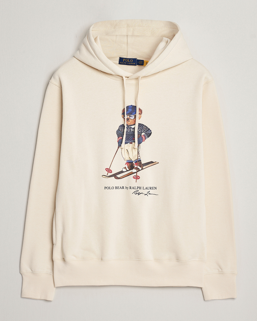 Herren | Pullover | Polo Ralph Lauren | Printed Bear Hoodie Cream