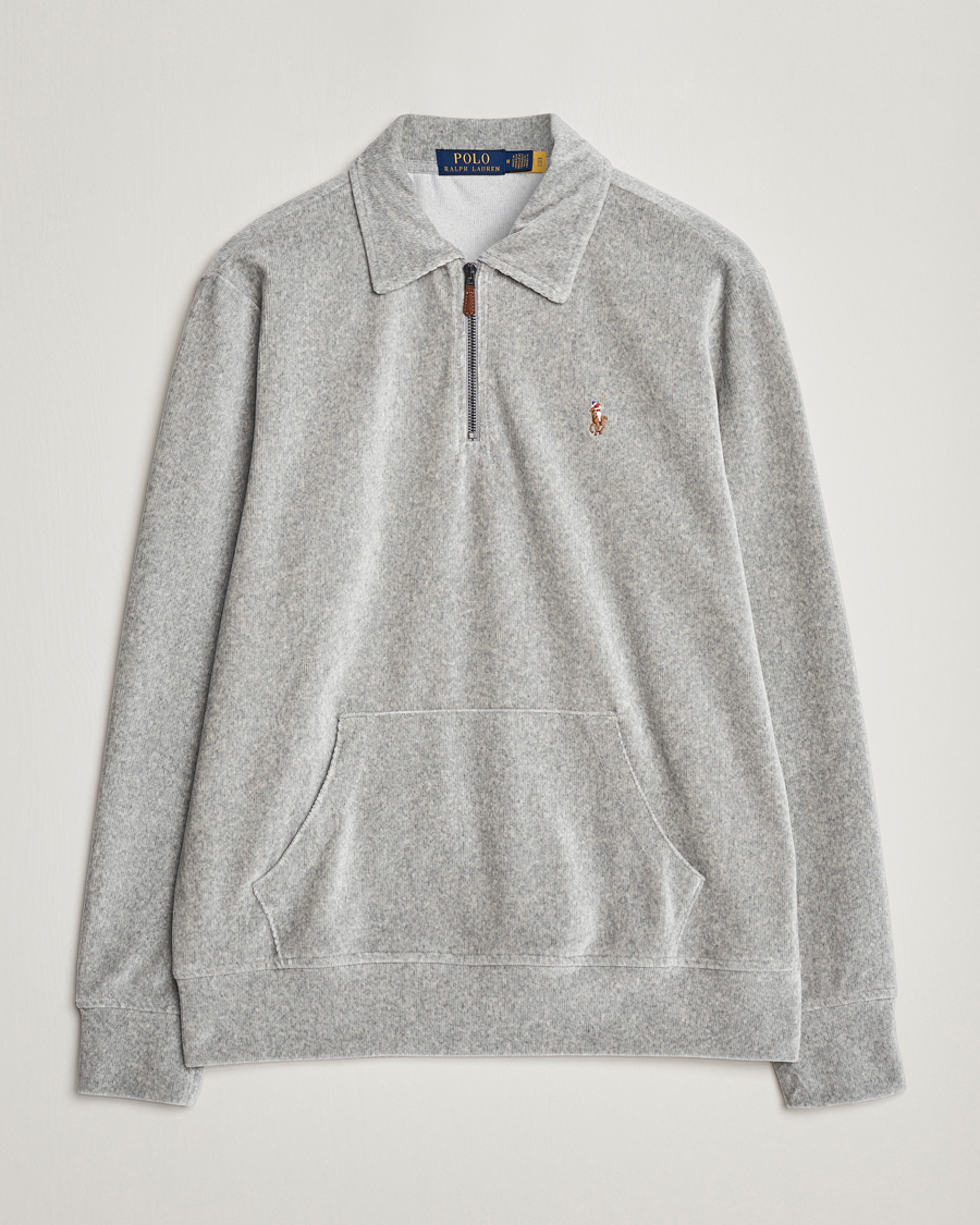 Herren | Pullover | Polo Ralph Lauren | Knit Corduroy Half-Zip Andover Heather